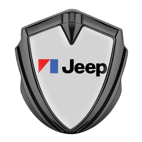 Jeep Emblem Ornament Graphite Moon Grey American Motors Variant