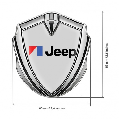 Jeep Emblem Aufkleber Autozubehor Silbertonfarbe Grau Auflage