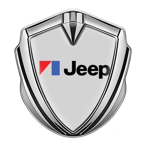 Jeep Emblem Ornament Silver Moon Grey American Motors Variant