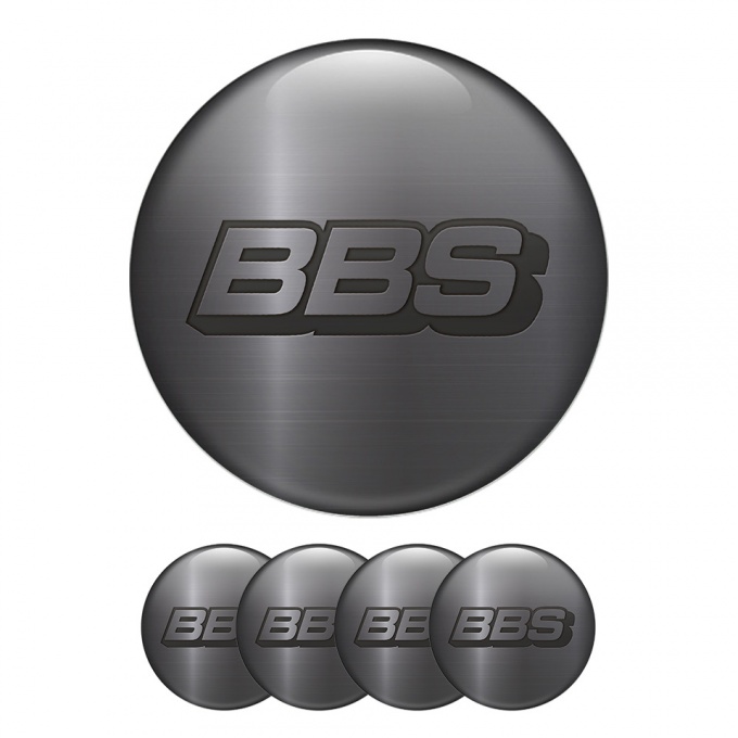 BBS Sticker Wheel Center Hub Cap Metallic Effect