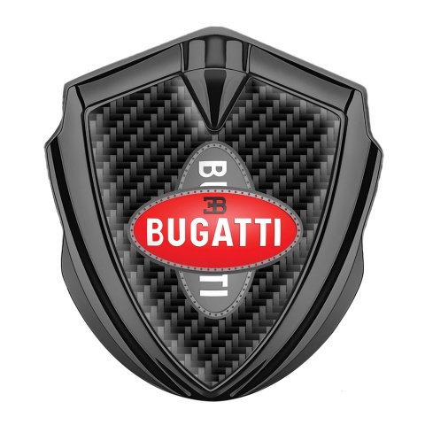 Buick Emblem Fender Badge Graphite Black Carbon Crossed Logo Design