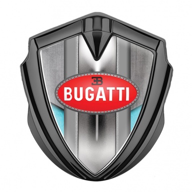 Bugatti Emblem Trunk Badge Graphite Turquoise Elements Italian Design