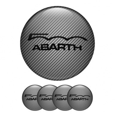 Fiat Abarth 500 Center Hub Dome Stickers r Hub Dome Stickers 