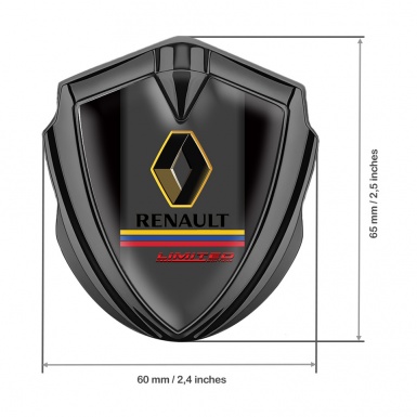 Renault GT Silicon Emblem Graphite Black Base Limited Edition