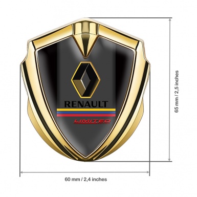Renault GT Silicon Emblem Gold Black Base Limited Edition