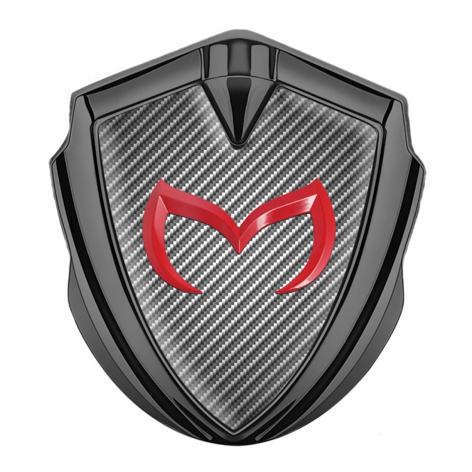 Mazda Metal Emblem Badge Graphite Light Carbon Crimson Logo Variant