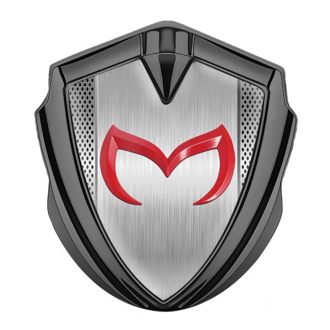 Mazda Emblem Car Badge Graphite Solid Panel Crimson Logo Edition