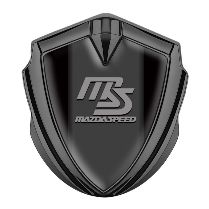 Mazda Speed Emblem Trunk Badge Graphite Black Frame Sport Edition