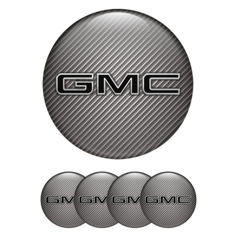 GMC Wheel Emblems Carbon Black Logo Edition