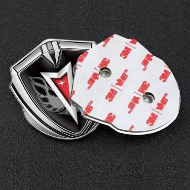Pontiac Emblem Metal Badge Silver White Firebird Logo Special Edition