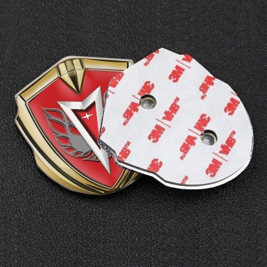 Pontiac Emblem Car Badge Gold Reed Base Firebird Logo Special Edition