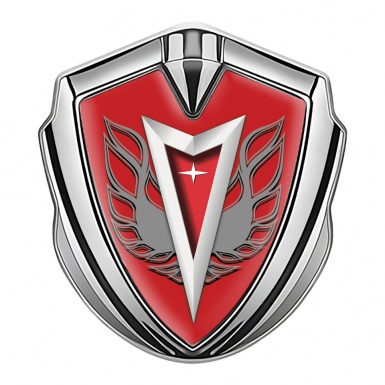 Pontiac Emblem Car Badge Silver Reed Base Firebird Logo Special Edition