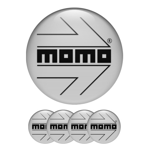 Momo Silicone Stickers for Wheel Center Cap Grey