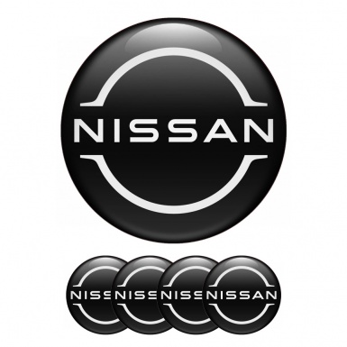 Nissan Silicone Stickers for Wheel Center Cap Black