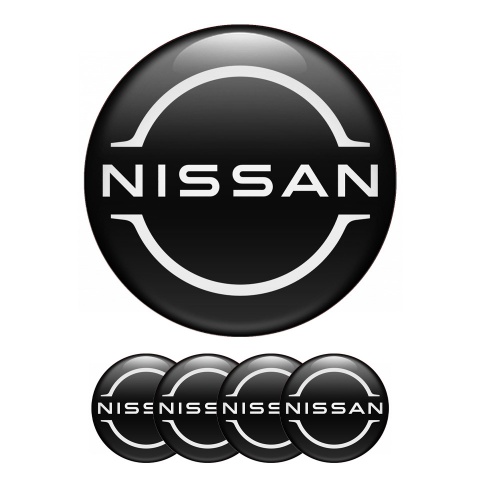 Nissan Silicone Stickers for Wheel Center Cap Black
