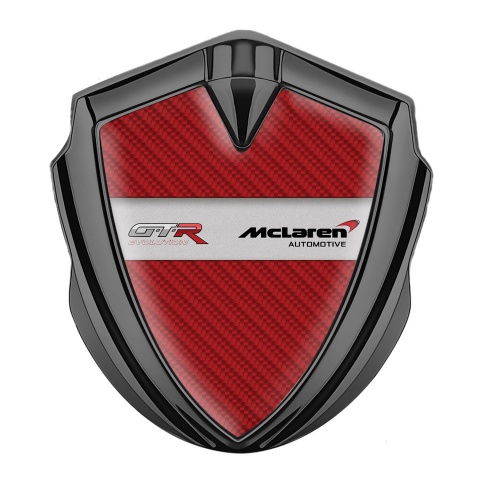 Mclaren GTR Emblem Ornament Graphite Red Carbon Evolution Edition