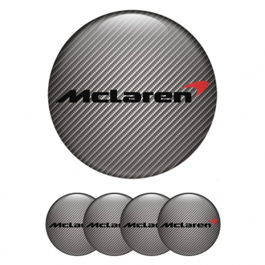 Mclaren Emblems for Wheel Center Caps Carbon Logo Edition