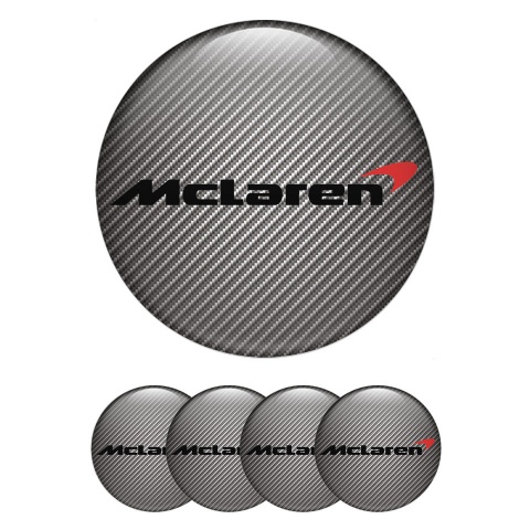 Mclaren Emblems for Wheel Center Caps Carbon Logo Edition