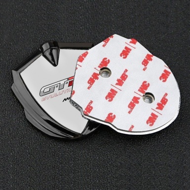 Mclaren GTR Domed Emblem Badge Graphite Grey Print Evolution Edition