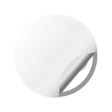 OZ Wheel Emblem for Center Caps White Base Black Ring Logo Edition