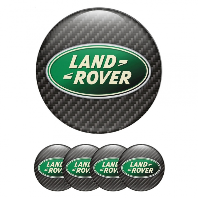 Land Rover Wheel Emblems for Center Caps Carbon Edition