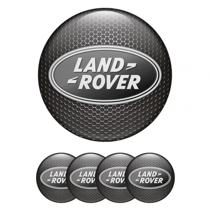 Land Rover Emblem for Wheel Center Caps Mesh Monochrome Edition