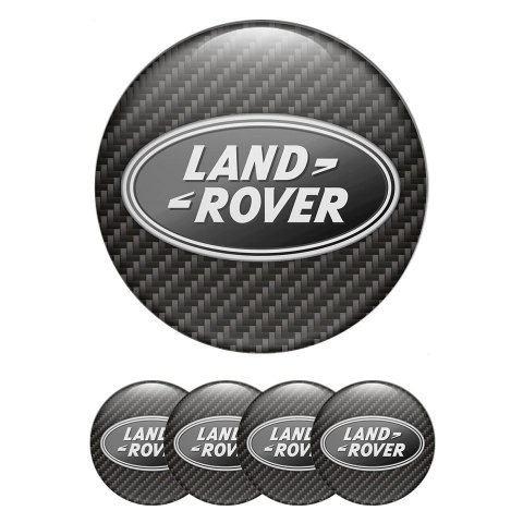 Land Rover Emblem for Wheel Center Caps Classic Carbon Monochrome Logo