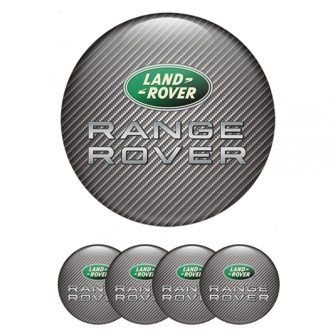 Land Rover Range Emblems for Wheel Center Caps Carbon Design