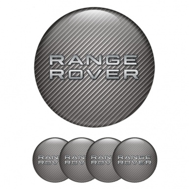 Land Rover Range Silicone Sticker Emblems Center Caps Carbon Edition