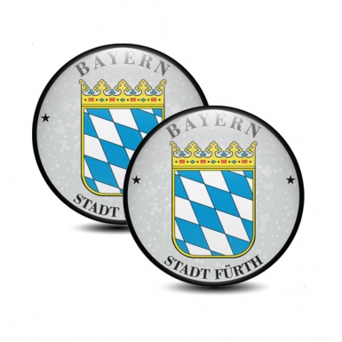 Aufkleber Stadt Furth Bayern fur Plakette 3D Gel Silikon