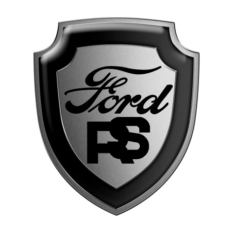 Ford RS Shield Silicone Sticker Emblem