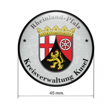 Aufkleber Kusel Rheinland Pfalz Fur Nummernschild Plakette