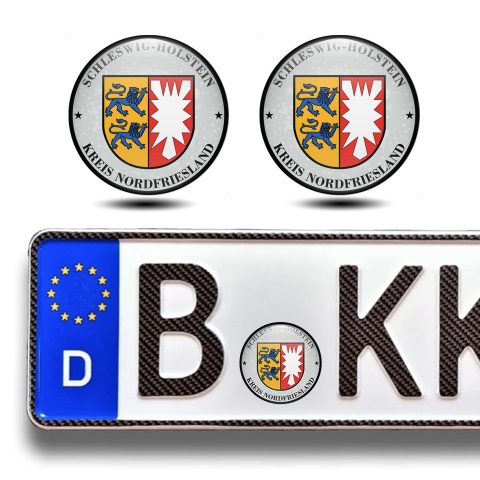 Aufkleber Nordfriesland Schleswig Holstein Fur Nummernschild Plakette