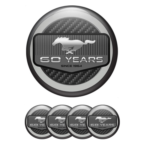 Ford Mustang Emblems Center Cap Grey Edition