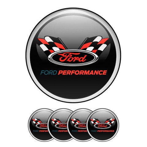Ford Performance Silicone Stickers Racing Logo