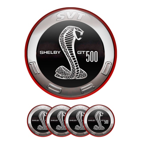 Ford Shelby GT 500 Silicone Stickers Wheel Cap