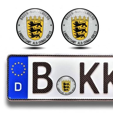 Aufkleber Alb Donau Baden Wurttemberg Silikon Plakette