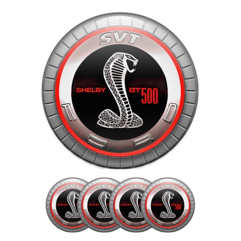 Ford Shelby GT 500 Wheel Cap Silicone Stickers