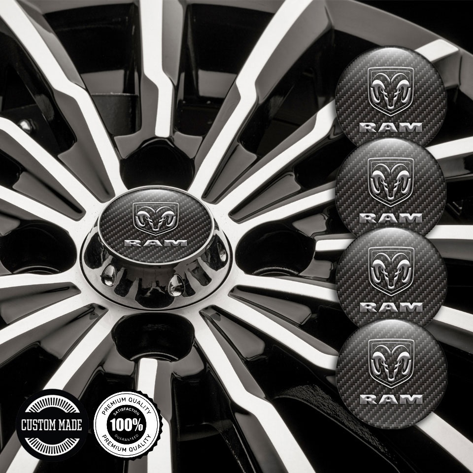 Dodge RAM Wheel Emblems for Center Caps Carbon Edition | Wheel Emblems ...