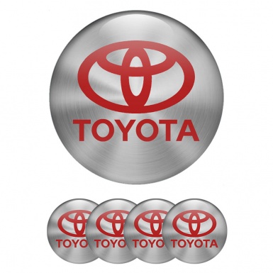 Toyota Wheel Emblems for Center Caps Aluminium Design