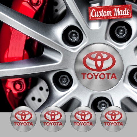 Toyota Wheel Emblems for Center Caps Aluminium Design