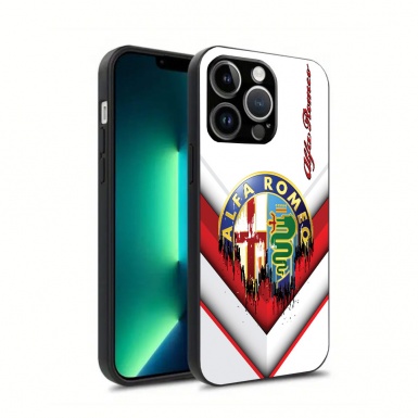 Alfa Romeo Case for Iphone Logo White Design