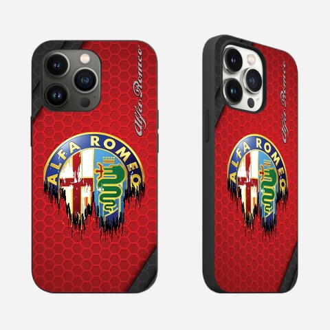 Alfa Romeo Case for Iphone Watercolor Logo Design