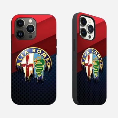 Alfa Romeo High-quality iPhone Red Case Design Logo