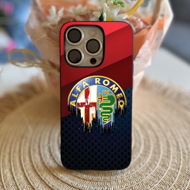 Alfa Romeo High-quality iPhone Red Case Design Logo