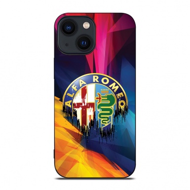 Alfa Romeo High-quality Multicolor iPhone Slim Case with Design Logo