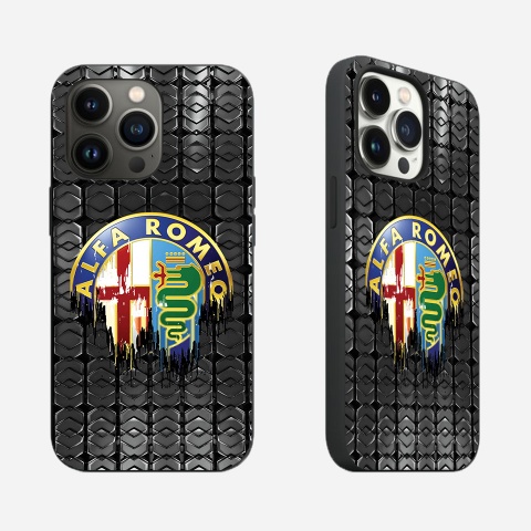 Alfa Romeo High-quality iPhone Case with Melted  Design Logo