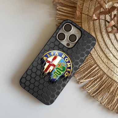 Alfa Romeo High-quality iPhone Case with Melted Unic Design Logo