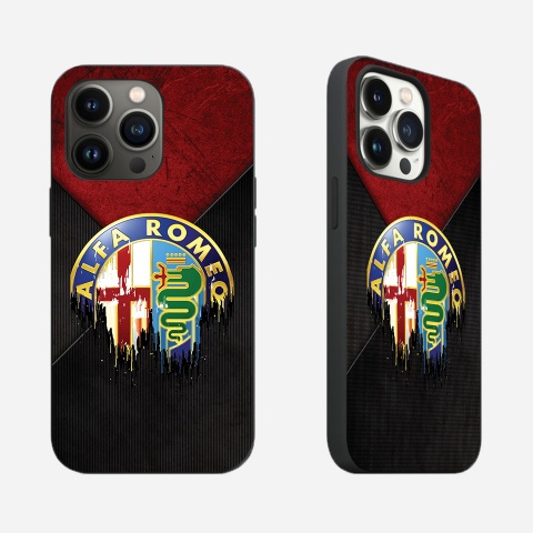 Alfa Romeo iPhone Protective Case with Design Logo