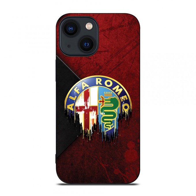 Alfa Romeo iPhone Protective Case with Design Melted  Logo